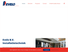 Tablet Screenshot of evelo.nl