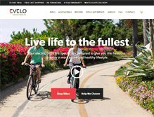 Tablet Screenshot of evelo.com